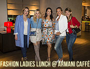 Minzi zu Hohenlohe, Viola Weiss, Christine Hartmann und Co. beim Fashion Ladies Lunch im Armani Caff&eacute;: VIP-Ladies feierten die neuen Fashion-Trends am 12.04.2018  (&copy;Foto: Martin Schmitz)